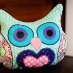 Lola Purply Owl Pillow