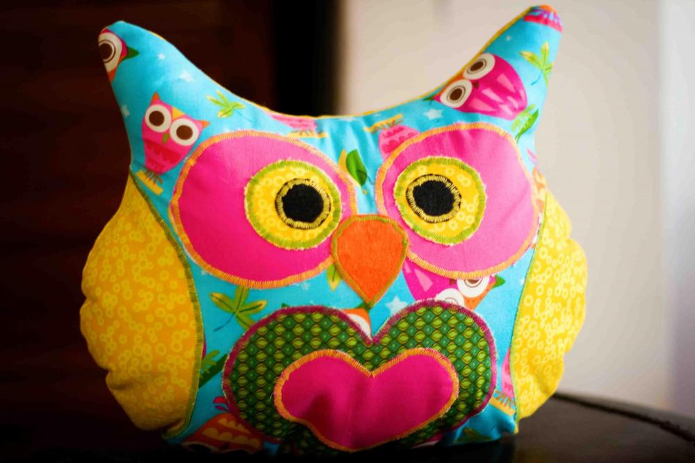 Lola Hoodie Owl Pillow